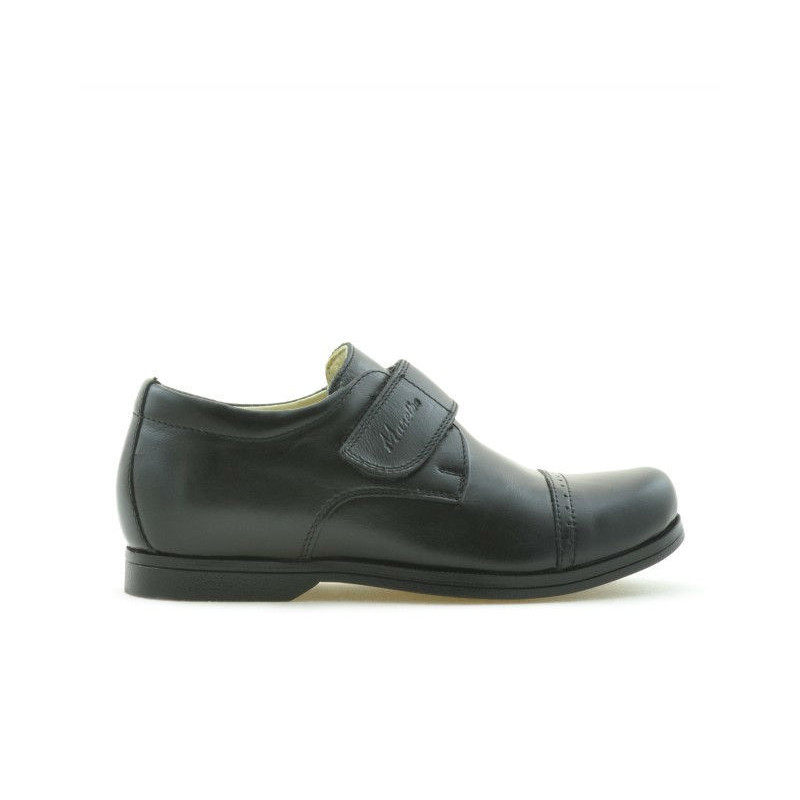 Zapatos para niños 132sc negro con cierre de velcro