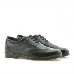 Zapatos de niños 150 charol negro combinado