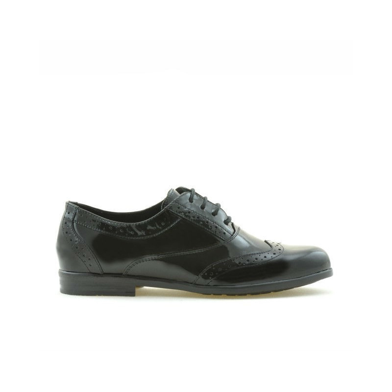 Zapatos para niños 150 charol negro