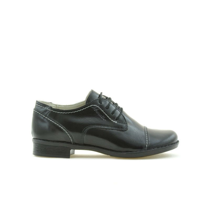 Zapatos para niños 131 charol negro