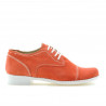 Zapatos para niños 131 rojo coral ante