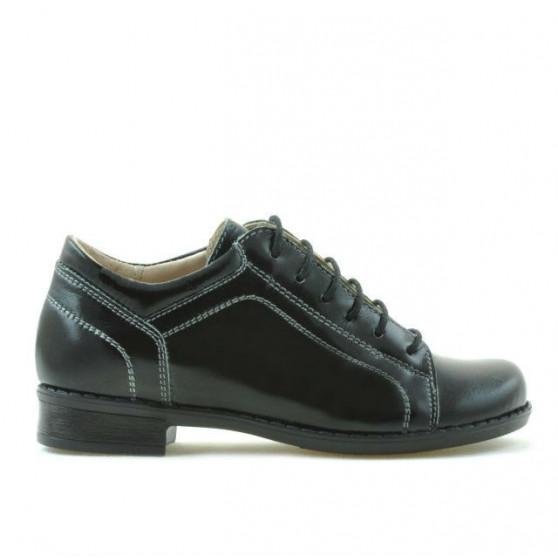 Zapatos para niños 122 charol negro