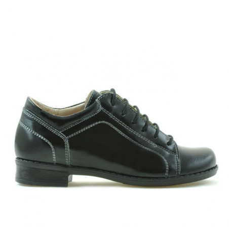 Zapatos para niños 122 charol negro