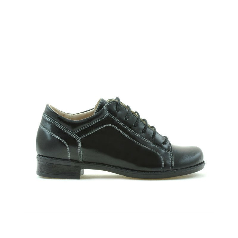 Zapatos para niños 122 charol negro