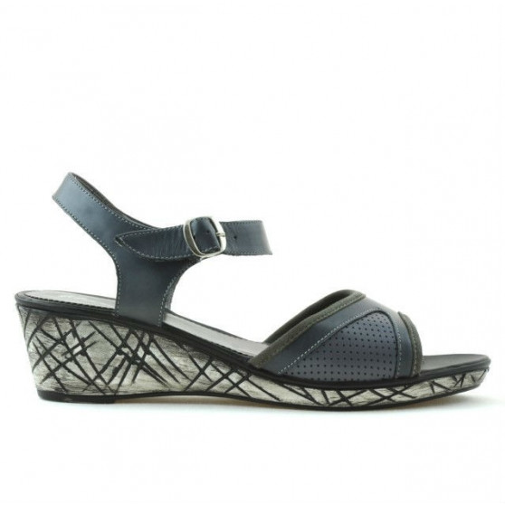 Sandalia mujer 5005m p gris perforado