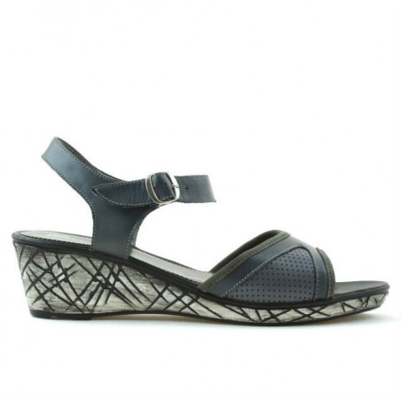 Sandalia mujer 5005m p gris perforado