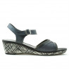 Sandalia mujer 5005m p gris perforado