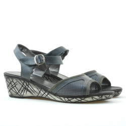 Sandalia mujer 5005m p gris perforado