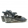 Sandalia mujer 5005m p gris perforado