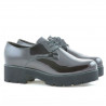 Zapatos casuales de mujer 660 charol burdeos