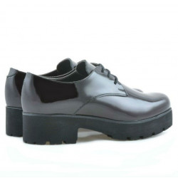 Zapatos casuales de mujer 660 charol burdeos