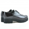 Zapatos casuales de mujer 660 charol burdeos