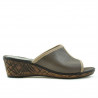 Sandalias de mujer 5004p capuchino perforado