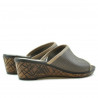 Sandalias de mujer 5004p capuchino perforado