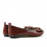 Zapatos para niños 141 charol burdeos