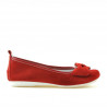 Zapatos para niños 141 rojo de ante