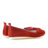Zapatos para niños 141 rojo de ante