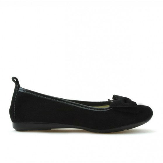 Zapatos para niños 141 negro terciopelo