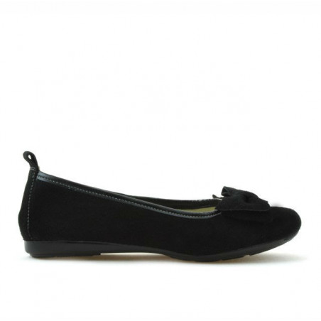 Zapatos para niños 141 negro terciopelo