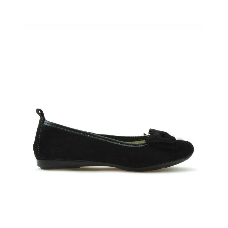 Zapatos para niños 141 negro terciopelo
