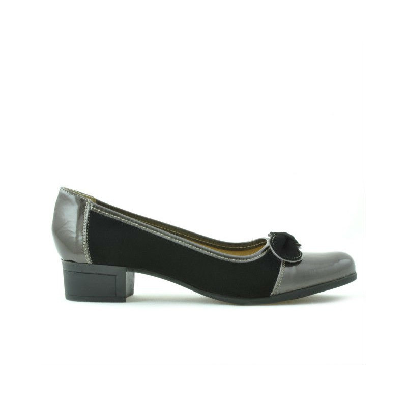 Zapatos casuales/elegantes de mujer 650 charol cobrizo combinado