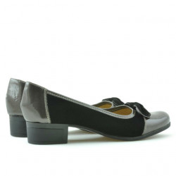 Zapatos casuales/elegantes de mujer 650 charol cobrizo combinado