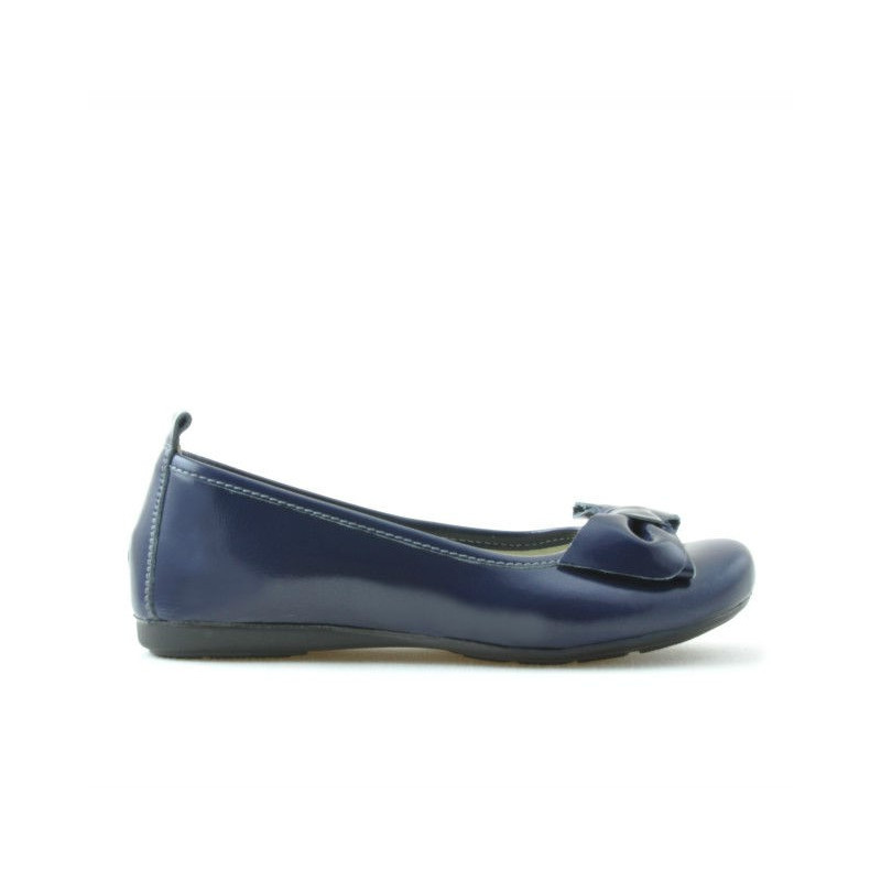 Zapatos para niños 141 charol índigo