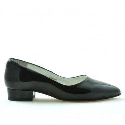 Zapatos casual de mujer 1248 charol negro