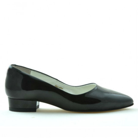 Zapatos casual de mujer 1248 charol negro