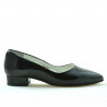 Zapatos casual de mujer 1248 charol negro