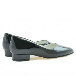 Zapatos casual de mujer 1248 charol negro