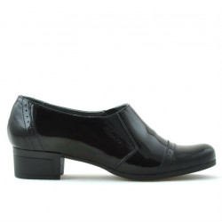 Zapatos casuales de mujer 651 charol negro
