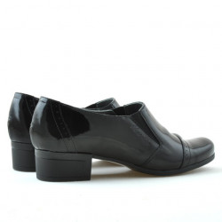 Zapatos casuales de mujer 651 charol negro