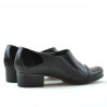 Zapatos casuales de mujer 651 charol negro