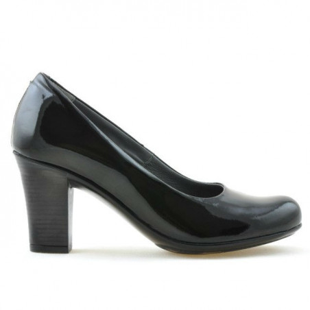 Zapatos casuales / elegantes dama 643 charol negro