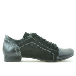 Zapatos casuales de mujer 645 negro combinado
