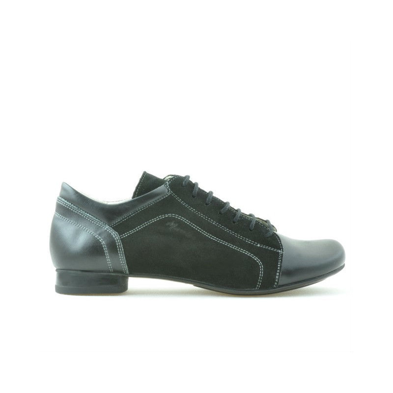 Zapatos casuales de mujer 645 negro combinado