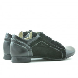 Zapatos casuales de mujer 645 negro combinado
