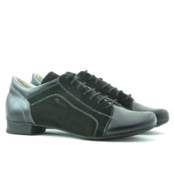 Zapatos casuales de mujer 645 negro combinado