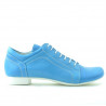 Zapatos casuales de mujer 645 turquesa