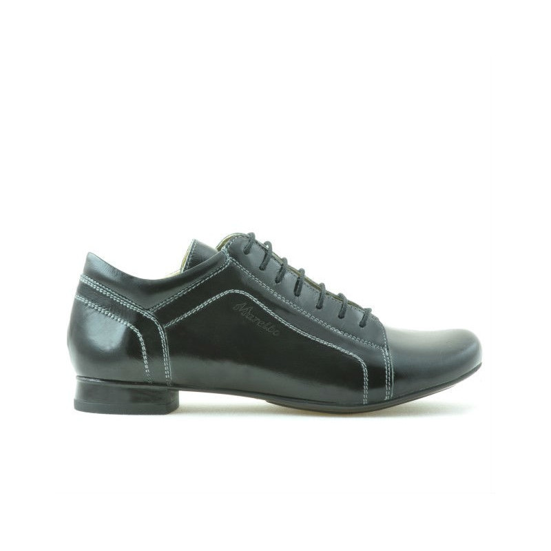 Zapatos casual para mujer 645 charol negro