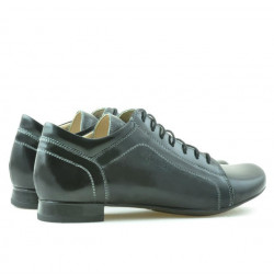 Zapatos casual para mujer 645 charol negro