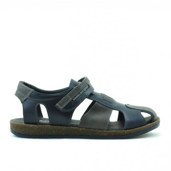 Sandalias niños 324 índigo+gris