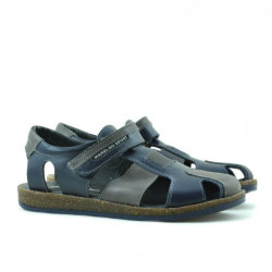 Sandalias niños 324 índigo+gris