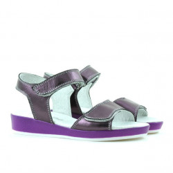 Sandalias infantiles 532 morado nacarado