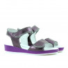 Sandalias infantiles 532 morado nacarado
