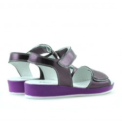 Sandalias infantiles 532 morado nacarado