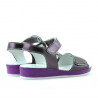 Sandalias infantiles 532 morado nacarado