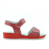 Sandalia niños 532 rojo coral
