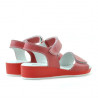 Sandalia niños 532 rojo coral